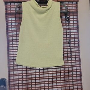 Sleeveless Lime Green Top